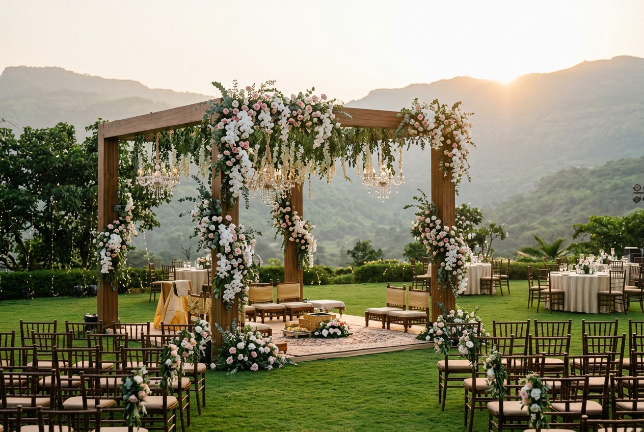 Lonavala vs. Udaipur for Weddings: Sahyadri Hillside Resorts vs. Lakeside Palaces Décor Guide
